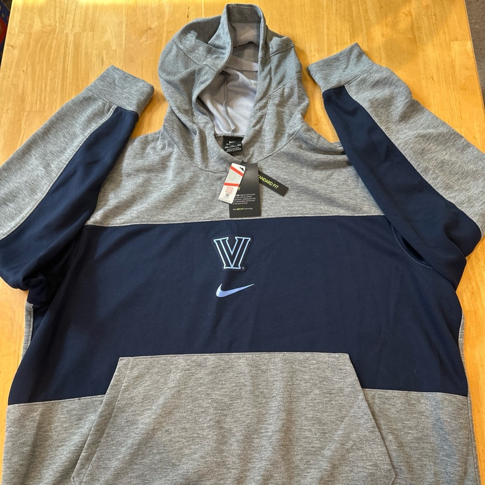 Villanova University Men's Nike Dri-Fit Sweatshirt Size XXL BRAND NWT